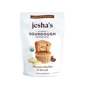 Jesha's Organic Banana Muffin & Bread Mix - Baking - 8.2oz Pouch