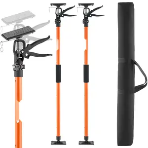 Two-Piece Adjustable Cabinet Jack Support Pole Telescopic Rod Extends From 45.7 To 114.2 Inches, Heavy-Duty Universal Cabinet Support For Furniture, Doors, Drawers, Home Improvement, DIY Projects, Quick Lifting And Stabilization