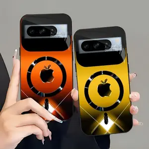 Futuristic Cyberpunk MagSafe Case — Neon Metallic Glossy Magnetic Cover for Google Pixel 8 Pro — 975