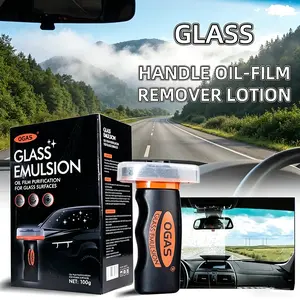 Oil film kit box Car Windshield Oil Film Remover Glass Cleaner – Strong Water Repellent Anti Fog Coating for Windshield Rearview Mirror Side Window, Streak Free Car Cleaning Supplies