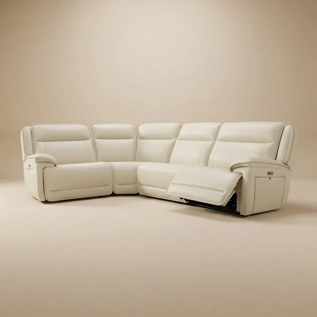 Double Deal 4-Piece Reclining Sectional