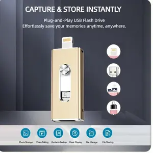 for iPhone Photo Stick Flash Drive, 512gb 1tb Memory Card for Phone Storage, Backup Photos and Videos, Compatible with iPhone iPad Android PC