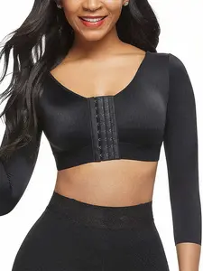 Front Button No Underwire Yoga Sports Bra, Fitness Running Anti-Vibration Seven-Quarter Sleeve Shapewear, Adjustable Slimming Tank Top, Workout bras, Fitness Clothes
