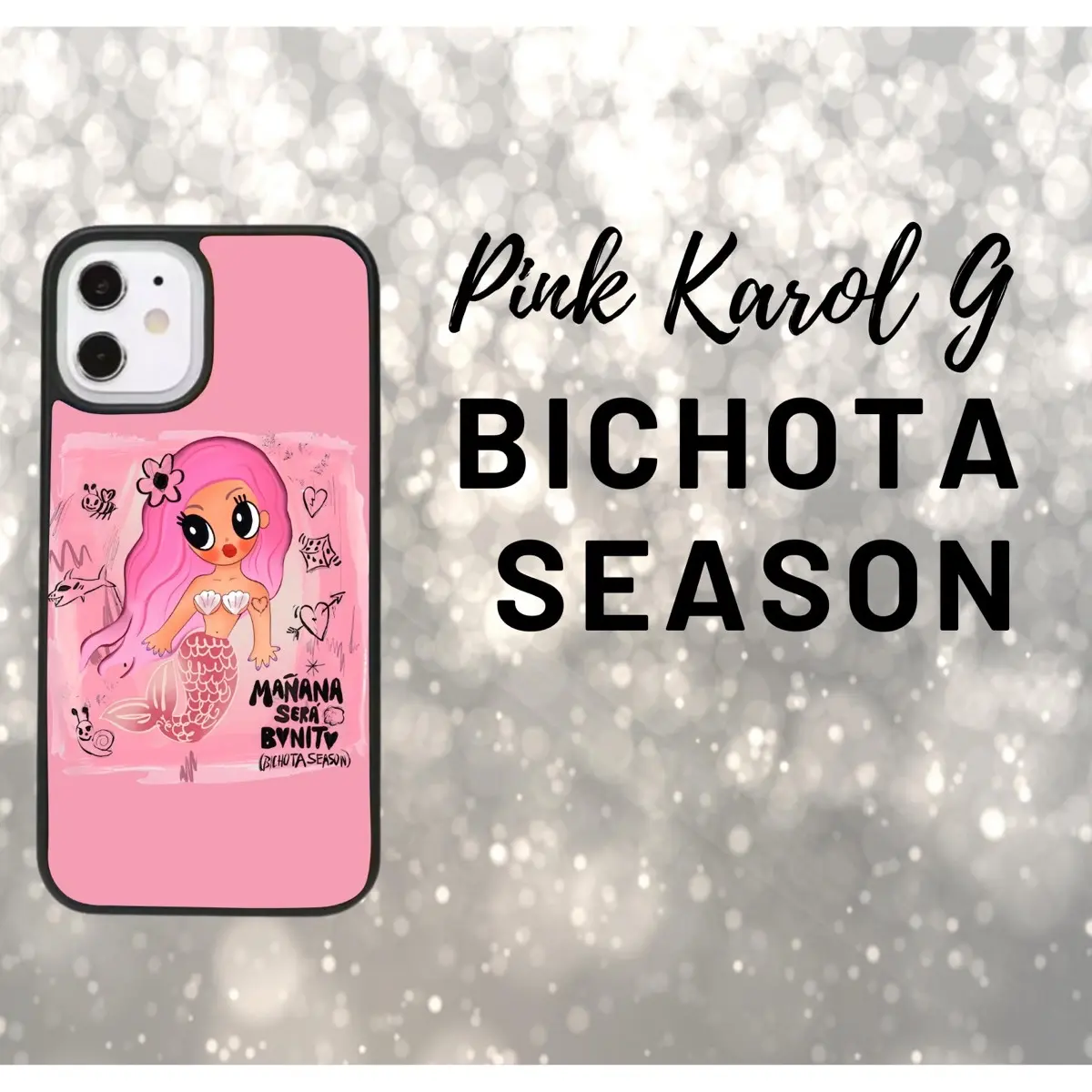 Pink Karol G Phone Case