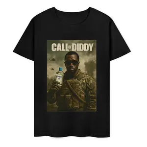 all of Duty Parody Diddy Funny T-Shirt graphic tee