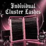 Lash Clusters Book 30D/40D/50D/60D/80D/100DExtensions Kit lash clusters kit Eyelash Extension Kit Eye Lashes, fairy lash clusters Extension Kit Lashes Clusters KitWispy Manga Lashes, Individual Lashes Eyelash Extension Lashes Halloween Makeup