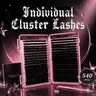 Lash Clusters Book 30D/40D/50D/60D/80D/100DExtensions Kit lash clusters kit Eyelash Extension Kit Eye Lashes, fairy lash clusters Extension Kit Lashes Clusters KitWispy Manga Lashes, Individual Lashes Eyelash Extension Lashes Halloween Makeup