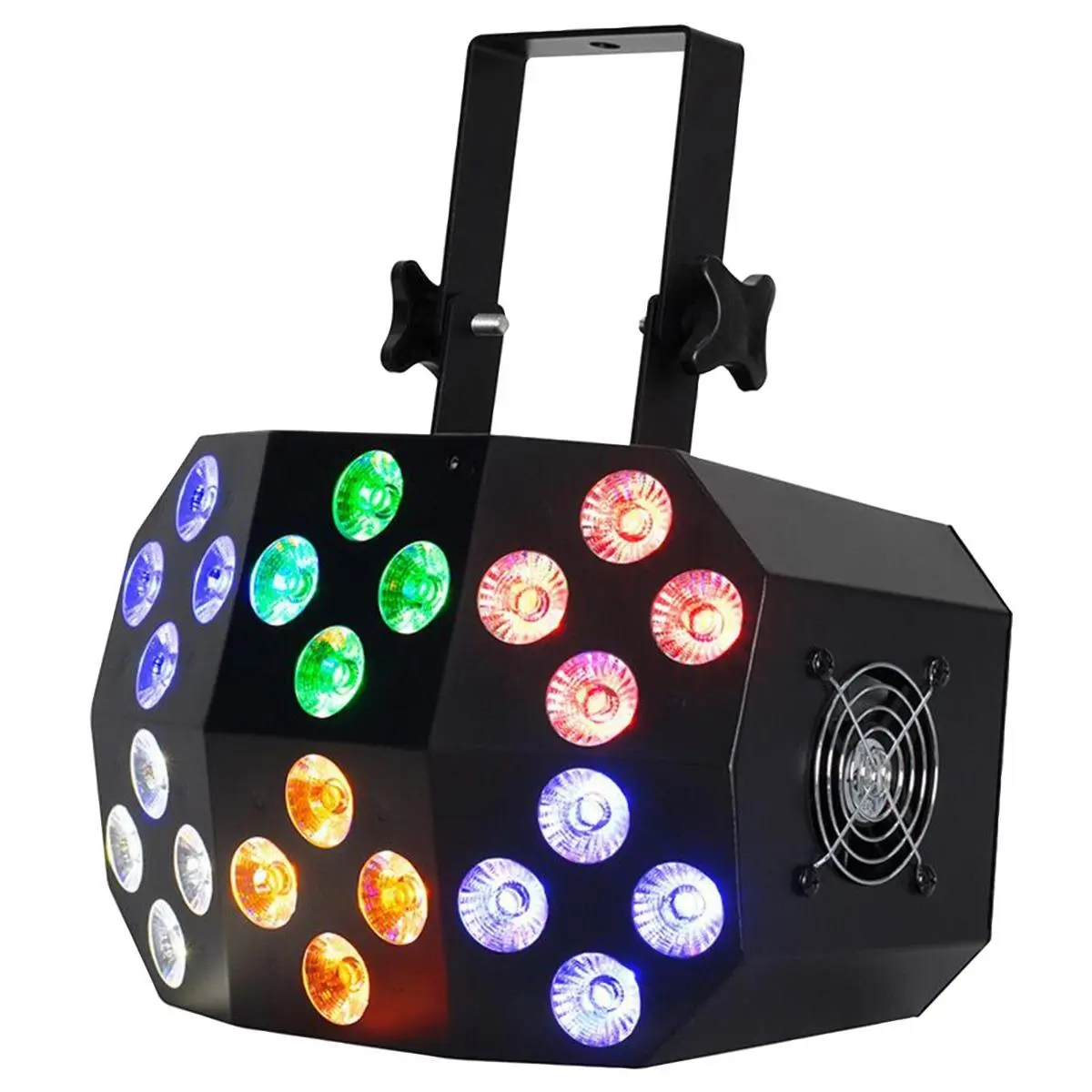 Eliminator Lighting Mega Wash 24 24 x 10W 6-in-1 Hex (RGBWA+UV) LED Wash Light