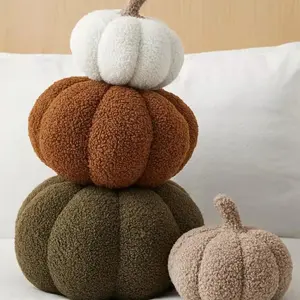 Cute Pumpkin Shaped Throw Pillow