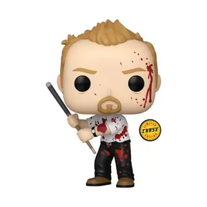 Shaun of the Dead Shaun Funko Pop! Vinyl Figure (Bloody) CHASE #1660 Protection Case Included