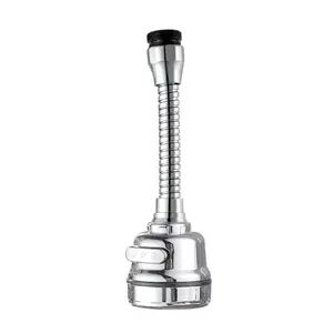 360° Flexible Kitchen Faucet Sprayer 2-Mode Water Saving Sink Attachment Chrome Finish colador para el fregadero