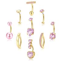 Pink CZ-Gold
