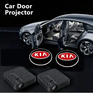 2Pcs Car Door Lights Logo Projector Compatible with MOST car, Ultra-Bright LED Car Welcome Projector Lights, No fade 3D Ghost Shadow Light Accessories