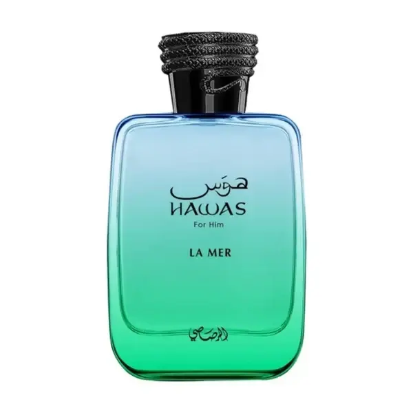 Rasasi Hawas La Mer For Him Eau de Parfum Spray for Men 3.4 Ounce