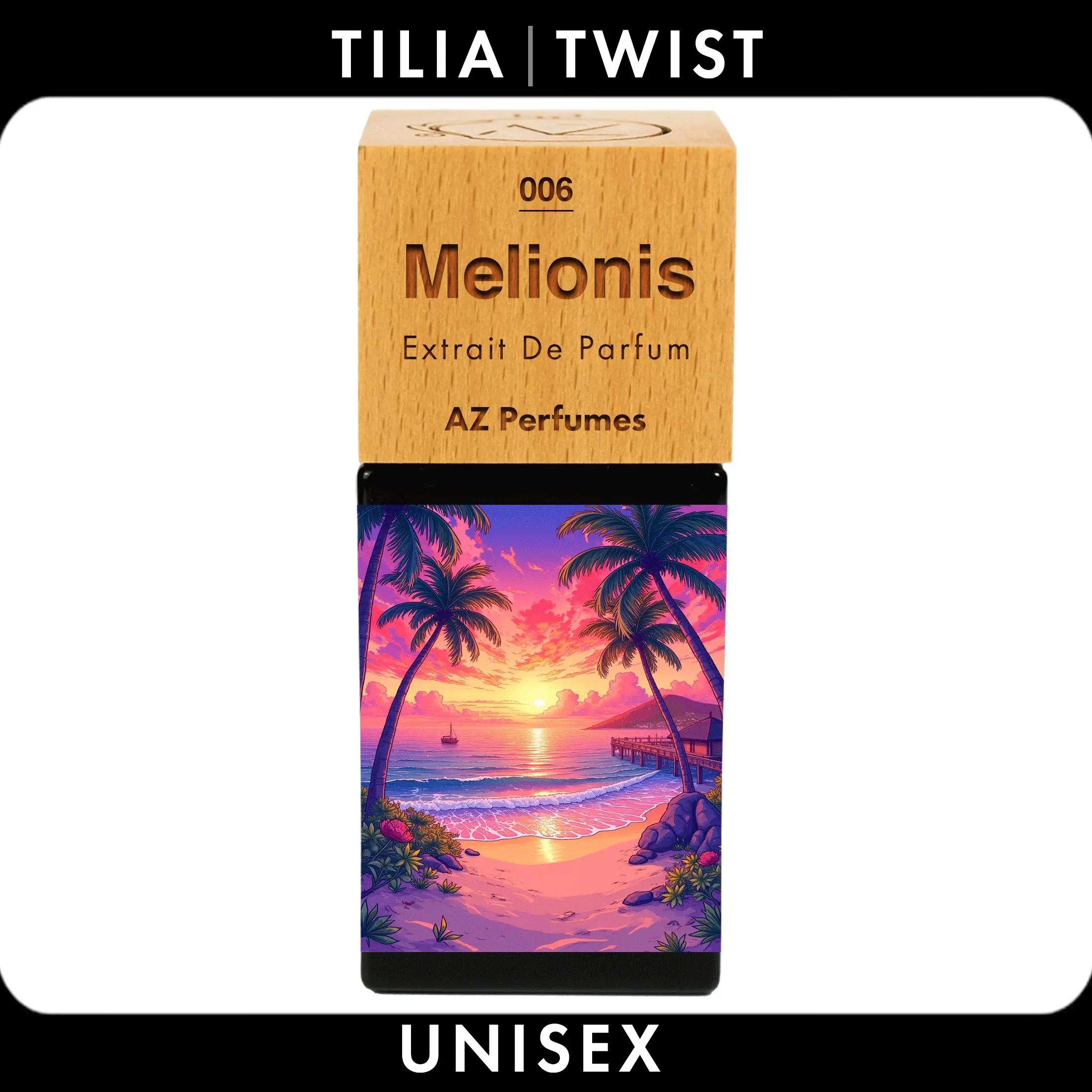 Melionis N°06 |  Lime, Cardamom, Jasmine, Orange Blossom and Vetiver | 30 ML / 1.0 Oz | Long lasting Home fragrance |