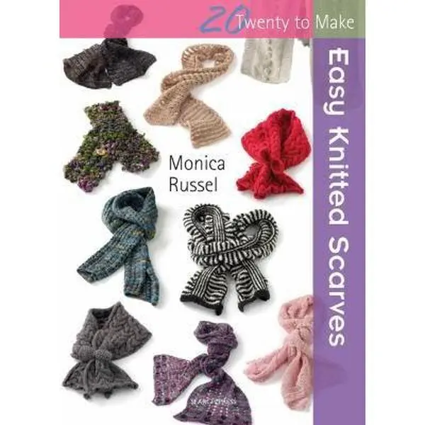 USED-Easy Knitted Scarves by Russel, Monica (Paperback)