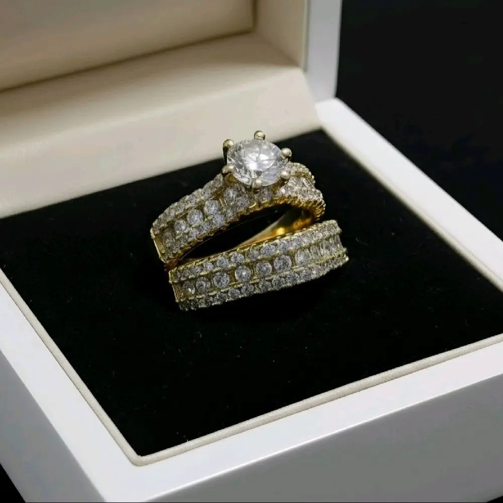 anillos compromiso 14k