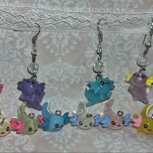 AxoLotls Adorable Earrings Featuring Cute Axolotl Figurines in Vibrant Colors Perfect for Collectors