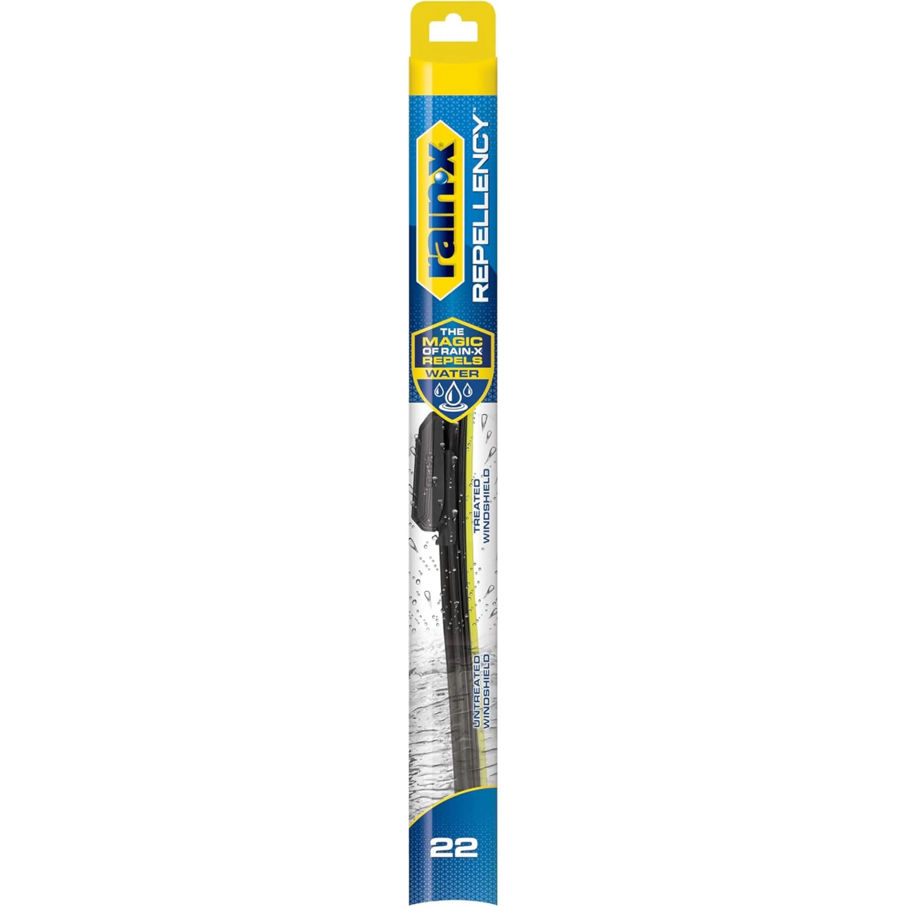 810322 Car Front Windshield Wiper Blades - 22 in Blade Pack, All-Weather, Streak-Free, Enhanced Visibility with Exclusive Water-Repellent Formula