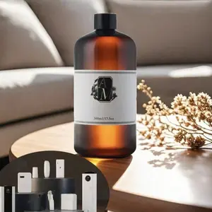 500ML Aromatherapy Essential Oil, Fireless Diffuser Refill (28% Concentration), Suitable for Ultrasonic Diffusers, Hotel Grade Scented Sticks, Fragrance Diffuser, Air Fragrance Diffuser