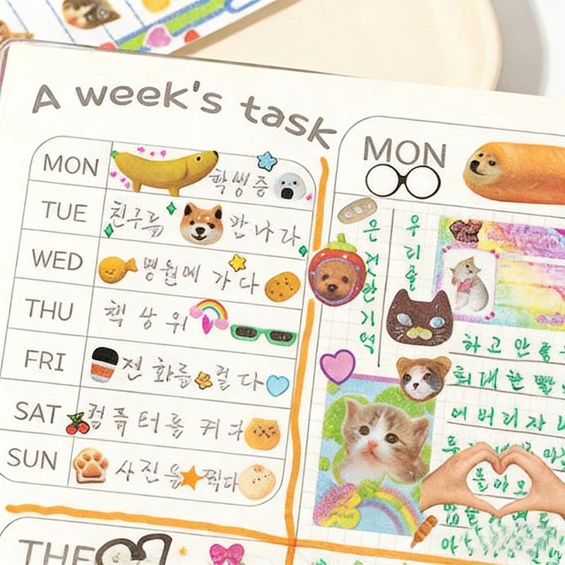Ultra-Cute Cat-Themed Sticker Book—Featuring 800 adorable cat stickers (30 sticker sheets) in one book—Perfect for journals, crafts, and planners. TikTok Exclusive: Now Trending!