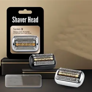 Men's Electric Shaver Replacement Heads, Compatible with Models 9477cc, 9330s, 9465cc, 9460cc, 9419s, 9390cc, 9385cc, Precision Blade Design