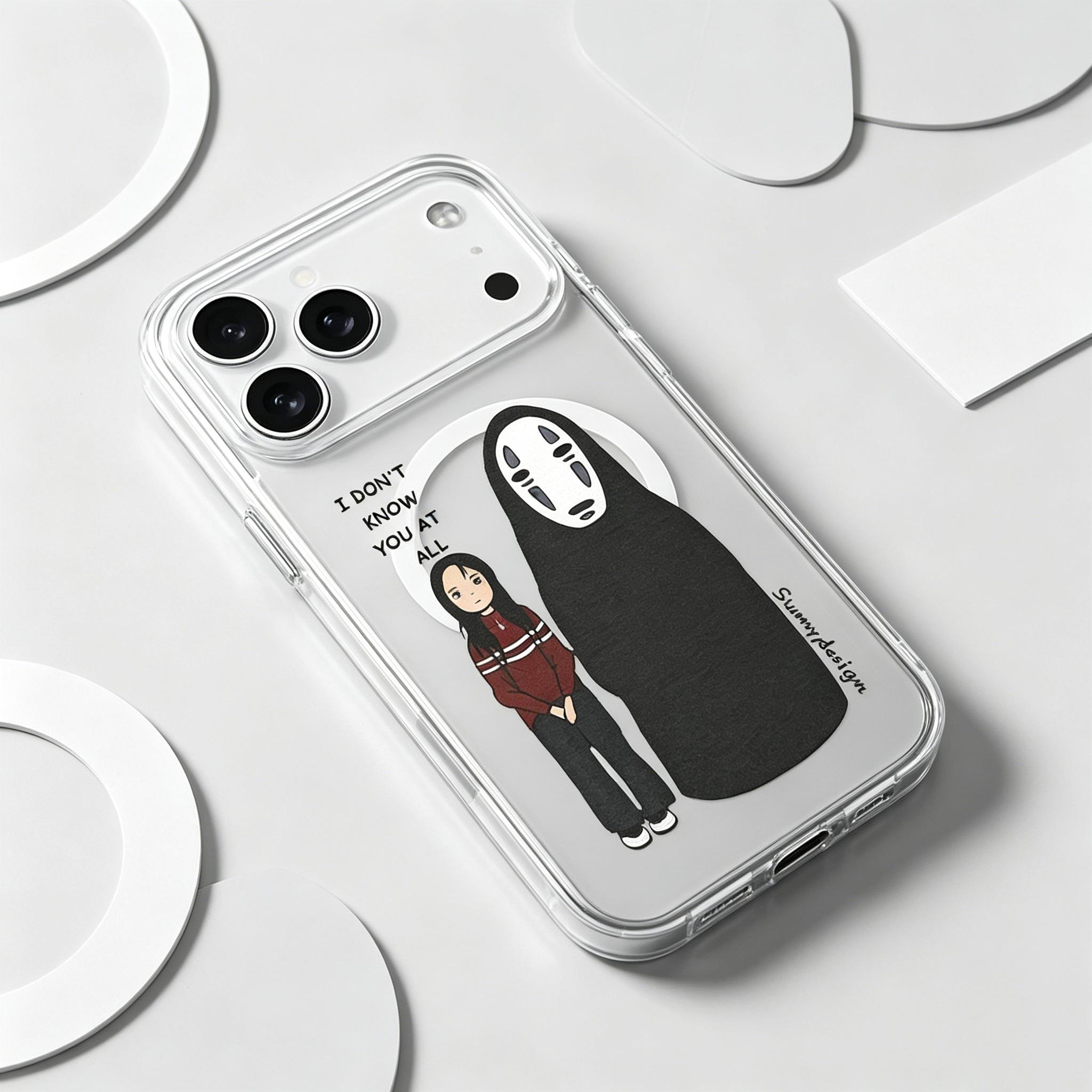 Chihiro-Themed Magnetic Phone Case — Compatible with iPhone 16/15/14/13/12/11/17 Series and Samsung S21/S22/S23/S24/S25 Series