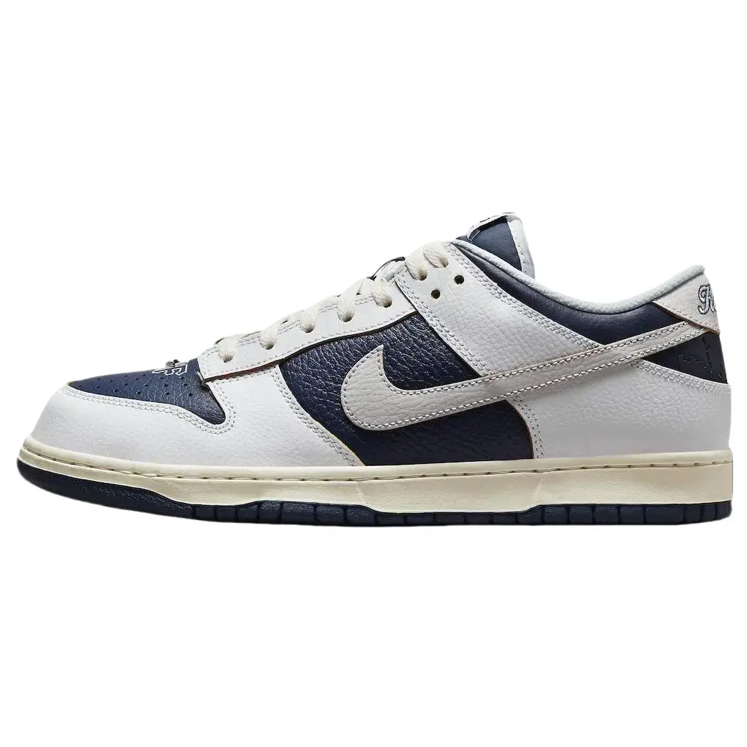 NIKE x HUF Dunk Low SB 'New York' Sneaker, Lace-Up Low-Top Silhouette with Padded Cushioning for Street Style