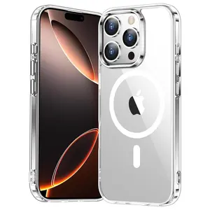 Designed for iPhone 17/16 Pro/16Plus/16 Pro Max/iPhone 14/13/12/12 Pro Case,[Compatible with Magsafe][Anti-Yellowing][Military-Grade Protection] Shockproof ProtectionSlim Cover-6.3 inch, Clear