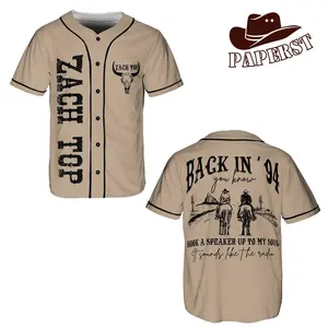 Zachh Top inspired Jersey, Country Music Lovers Jersey, Z@ch Top Fan Tee, Western Tee, Gift for Country Music Lovers, Country Music Merch, Music Merch