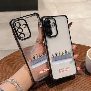 Fun game R-Robloxes Phone Case Suitable for Xiaomi 15T 14T 13T Pro 5G Poco F8 F7 M7 X7 X6 Redmi Note 15 15C 14 13 12 12s 11 10 9 9s 9C 9A 10C 12C 14C 13C A5 A3 A1 K50 K40 Pro Plus Ultra 4G 5G Anti Fall Transparent Soft Back Cover
