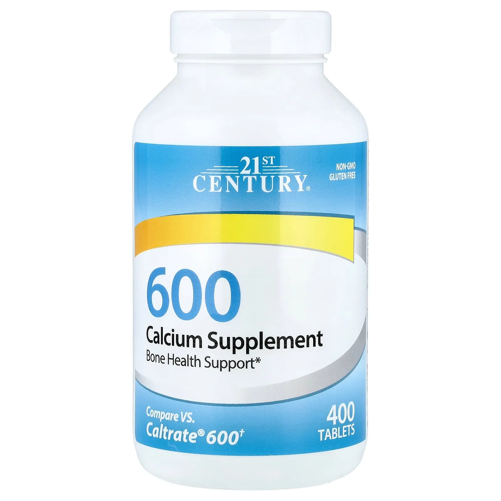 21st Century Calcium Supplement 600, 400 Tablets (600 mg per Tablet)