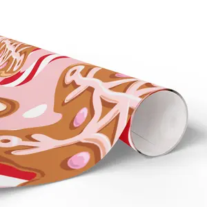 Gingerbread Wrapping Papers for Christmas and Holidays - Festive Sheets for Gift Wrapping