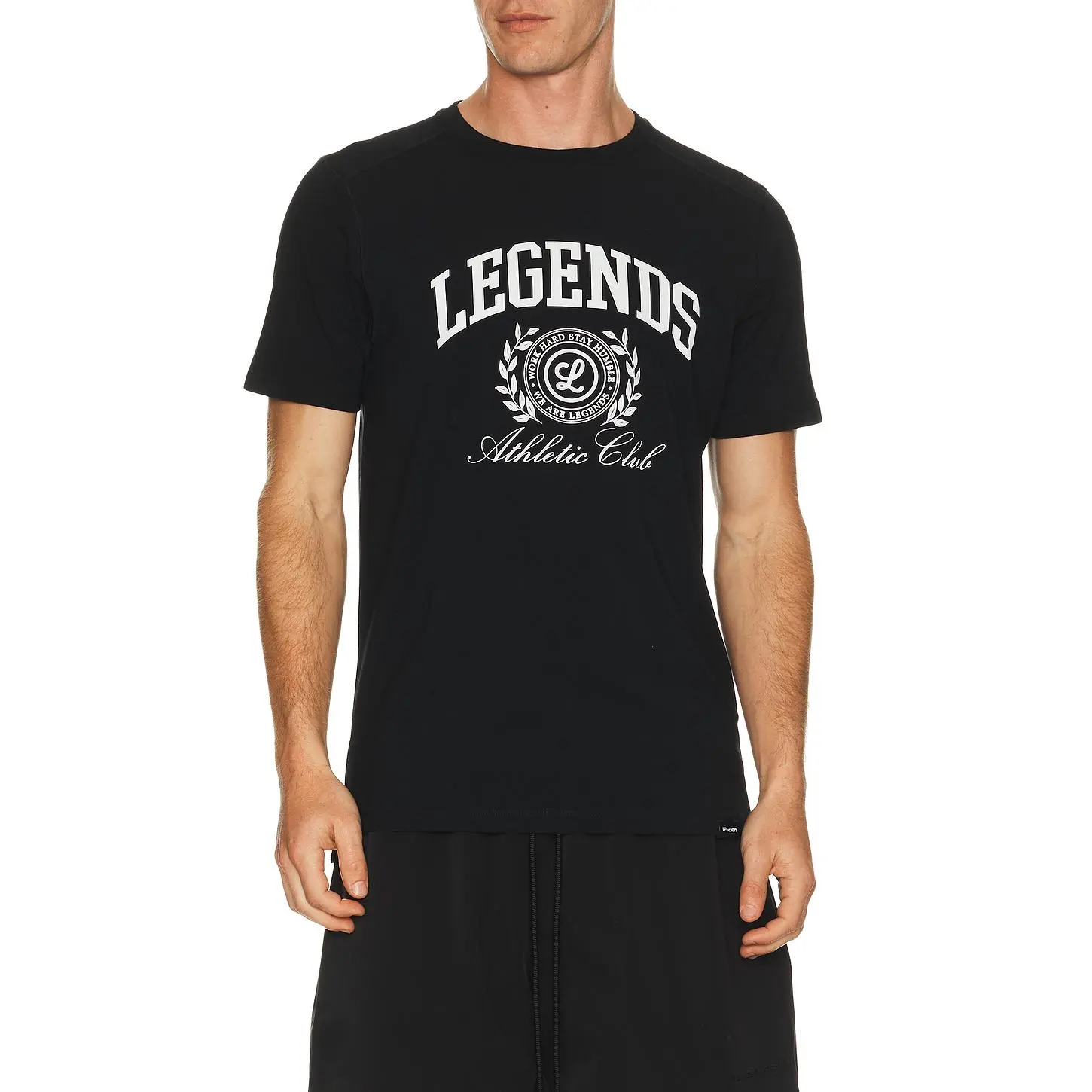Legends Aviation Varsity Crest Tee in Black