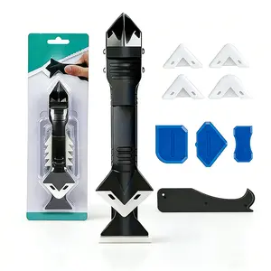 Three in one multifunctional silicone sealant tool, suitable for sealing various sealing scenarios in households, including bathrooms, kitchens, windows, sinks, and floors.