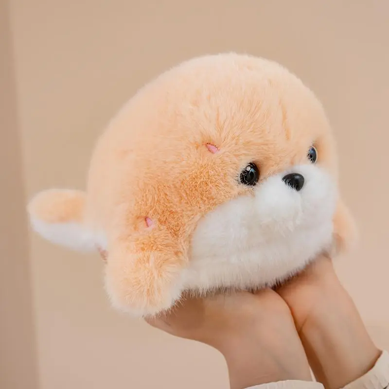 Marine Theme Plush Fur Stuffed Toys - 26cm/10.23in Unisex Toy Marine Animals Including Seals, Orcas - Ideal for Christmas, Birthday Presents