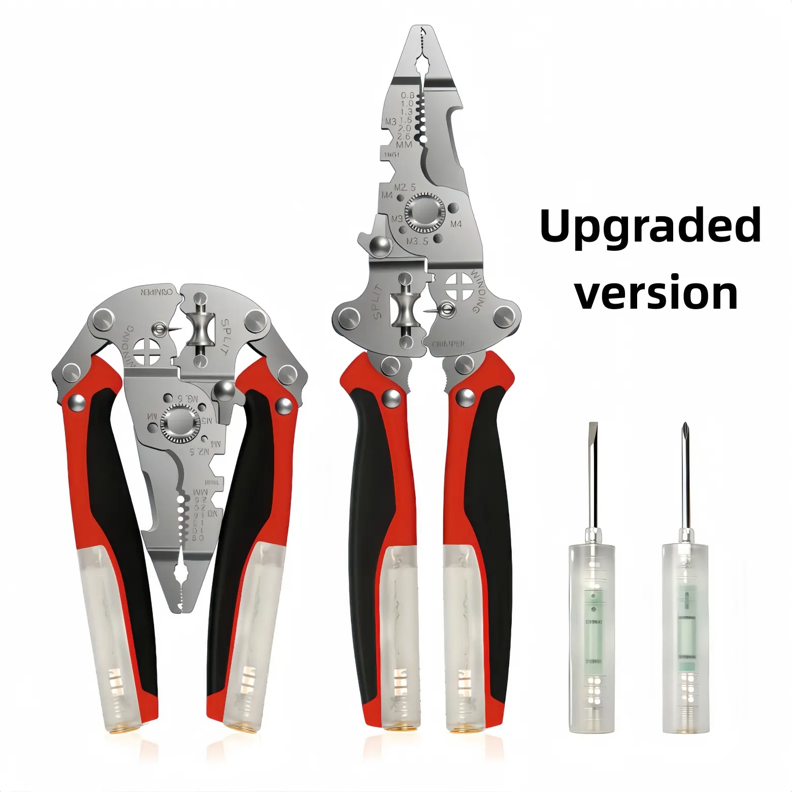 16-in-1 Multifunctional Wire Stripping Pliers – Heavy Duty Cable Cutter, Crimper & DIY Electrical Tool Kit for Home, Workshop & Car Repair
