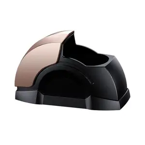Universal Portable Car Ashtray With Sealed Lid, Side Slide Windproof Smoke Cup With Detachable Design, Portable Car Interior Ash Tray For For Cars SUVs Trucks Vans (Black)