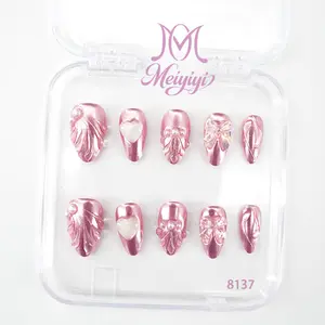 .DP.8137.3D Water Ripple Wearable Nails