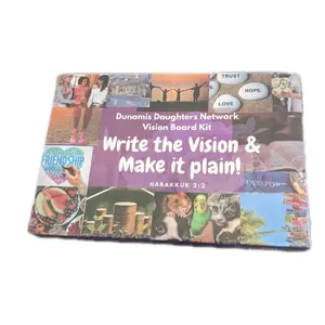 Vision Board Kit with Pink or Purple Faith Bracelet - Includes Essential Accessories for Personalization
