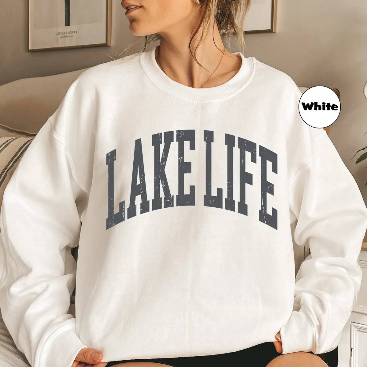 Lake Life Sweatshirt, Lake Hoodie, On The Lake Hoodie, Travel Lover Outfit, Mountain Gift For Adventurer, Vacation & Camper Clothing, Camper Apparel