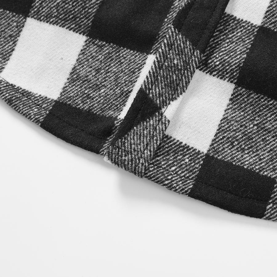 Men’s vintage large plaid shirt, available in a 3-pack or single piece, loose long-sleeve button-down top with collar and dual chest pockets, casual American streetwear overshirt,clothes for back to school,first day of school outfits