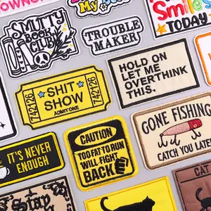Book Club Iron On Patches