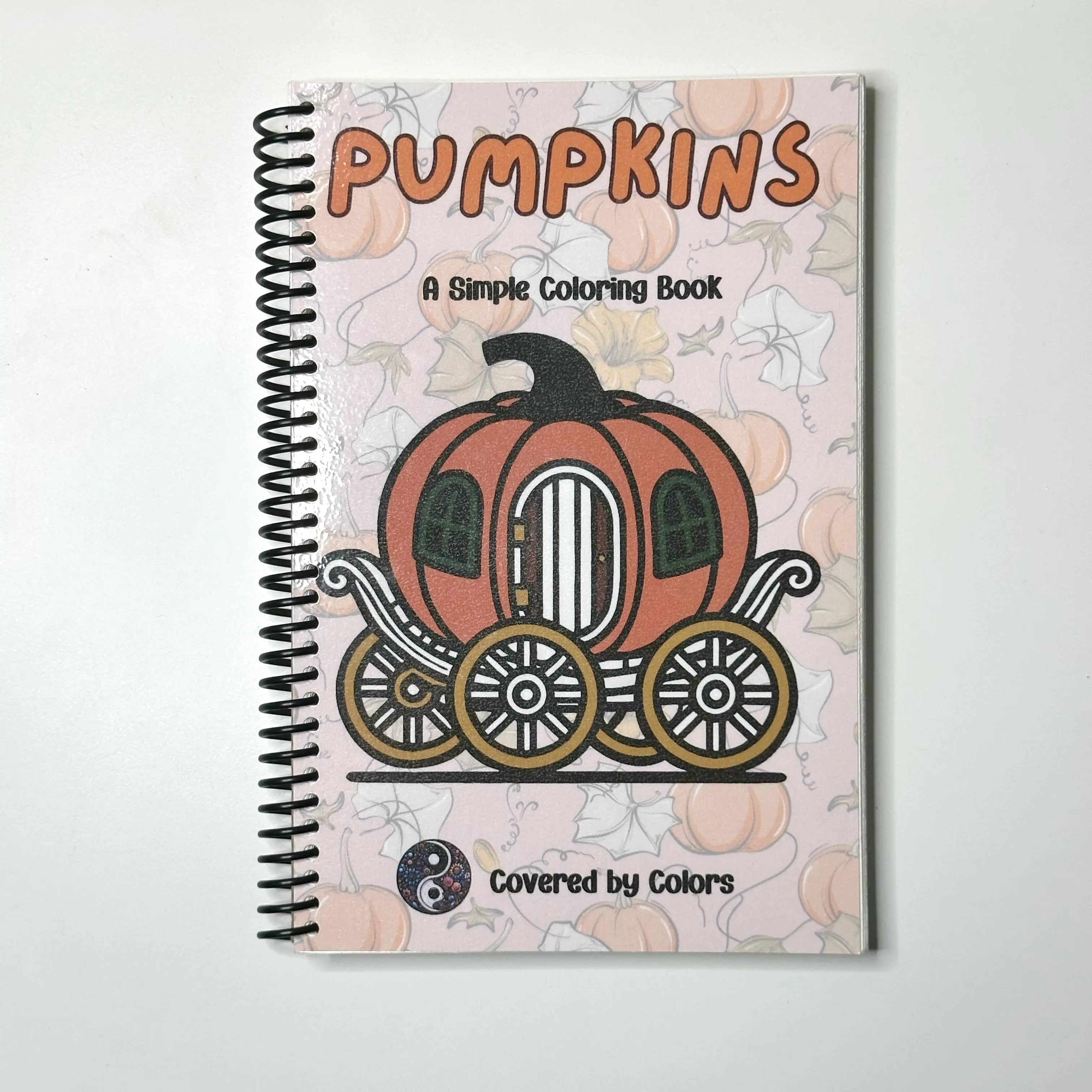 Pumpkins Bold and Simple Activity Coloring Book Spiral Bound Bold and Easy Coloring Book