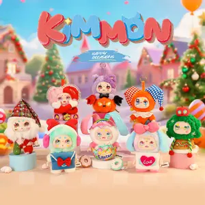 KIMMON Happy Moments Plush Blind Box，Bunny Plush Dolls，Soft Furry Collectibles，Backpack or clothing decoration，Stuffed Animal