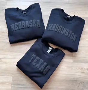 Black on Black State Sweatshirt - All State Available