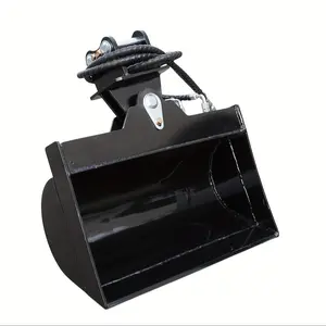 Mini Excavator Tilting Bucket Attachments 600mm Hydraulic Digger Tilt Bucket Toothless
