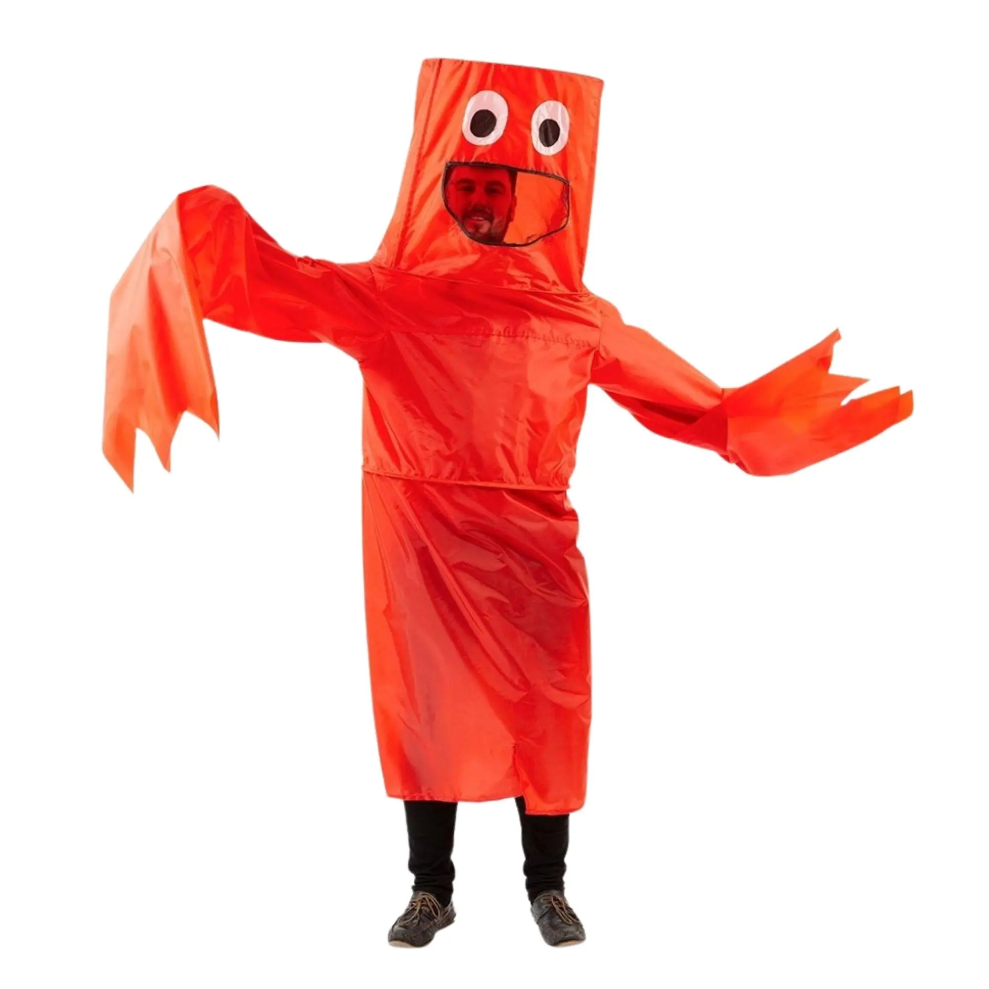 Men's Wacky Waving Man Fancy Costume, Menswear Clothes with Tunic Dress Design
