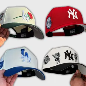 MLB New Era Dodgers Yankees Baseball Hat – Adjustable 9FORTY 9FIFTY 59FIFTY Snapback Cap for Men Women, Premium Team Logo Embroidery, Curved Brim Construction, Urban Streetwear Fashion, Hip Hop Casual Style, Daily Wear