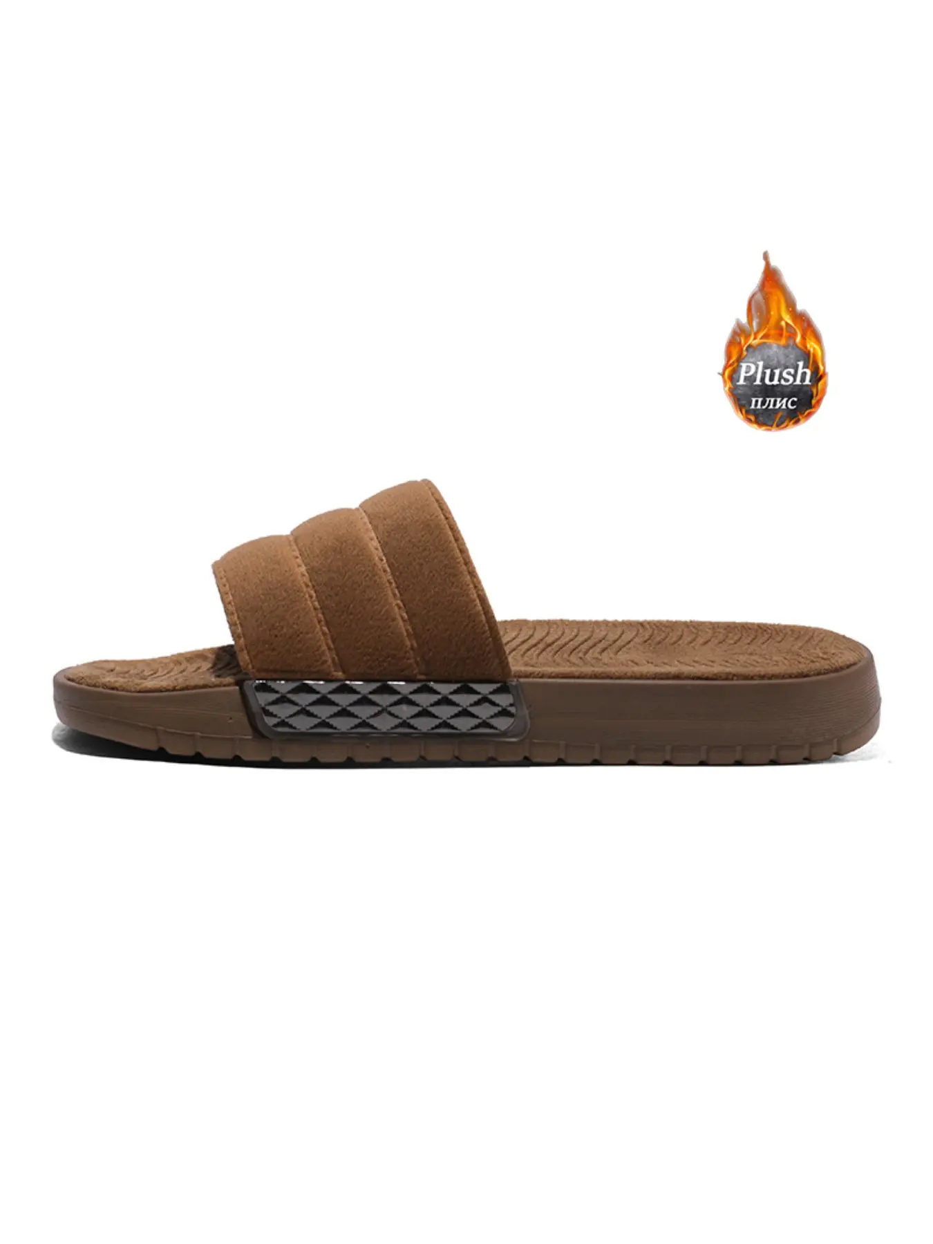 New Men's Slippers, Comfortable Indoor House Shoes, Warm House Slippers, Soft Fuzzy Cotton Bedroom Slippers, Men's Plush Slippers for All Seasons